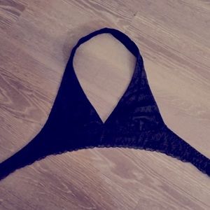Black halter top